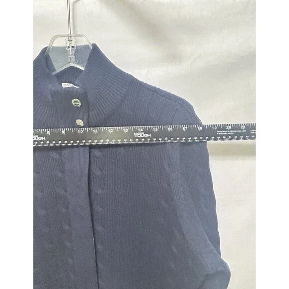 Ralph Lauren Active Mens XL‎ Cotton Blue Cable Knit Sweater - Picture 2 of 9